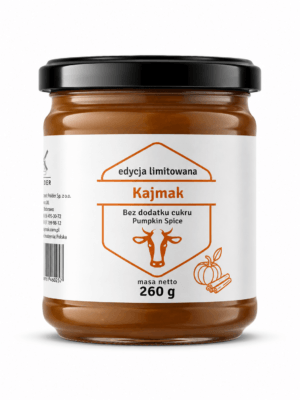 Kajmak bez dodatku cukru Pumpkin Spice 260g