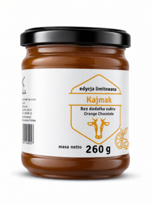 Kajmak bez dodatku cukru Orange Chocolate 260g